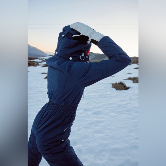 NEW Free People All Prepped Ski Suit Midnight Blue NWT - Picture 2 of 9